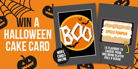 🎃 WIN A HALLOWEEN CAKE CARD WITH A CHOICE OF SLICE 🎃
For a chance to win a Cake Card simply Follow Us, RT and comment #BOO 👻🦇

<a href="/SpongeCakesLtd/">Sponge Cakes</a> #Win #Giveaway #CakeCard #Competition #Card #Gift #LetterboxCakes #LetterboxGifts #Halloween2020 #Halloween
