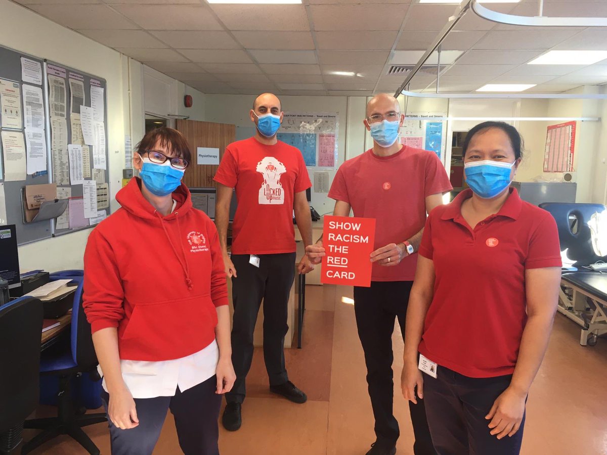 WSHFTphysiotherapy (@wshftphysio) on Twitter photo Physio teams at Worthing and Littlehampton showing their support for show racism the red card day #WRD20 <a href="/adelehillphysio/">Adele Hill</a> <a href="/mercephysio1/">@mercephysio</a> <a href="/sam5422/">Samantha Simmonds (she/her)</a> @GreenWardJR <a href="/sectiondnb/">Section</a> <a href="/Cain15Katy/">Katy Chandler</a> <a href="/SammyLeighGough/">Sammy-Leigh Gough</a> Physio teams at Worthing and Littlehampton showing their support for show racism the red card day #WRD20 <a href="/adelehillphysio/">Adele Hill</a> <a href="/mercephysio1/">@mercephysio</a> <a href="/sam5422/">Samantha Simmonds (she/her)</a> @GreenWardJR <a href="/sectiondnb/">Section</a> <a href="/Cain15Katy/">Katy Chandler</a> <a href="/SammyLeighGough/">Sammy-Leigh Gough</a>