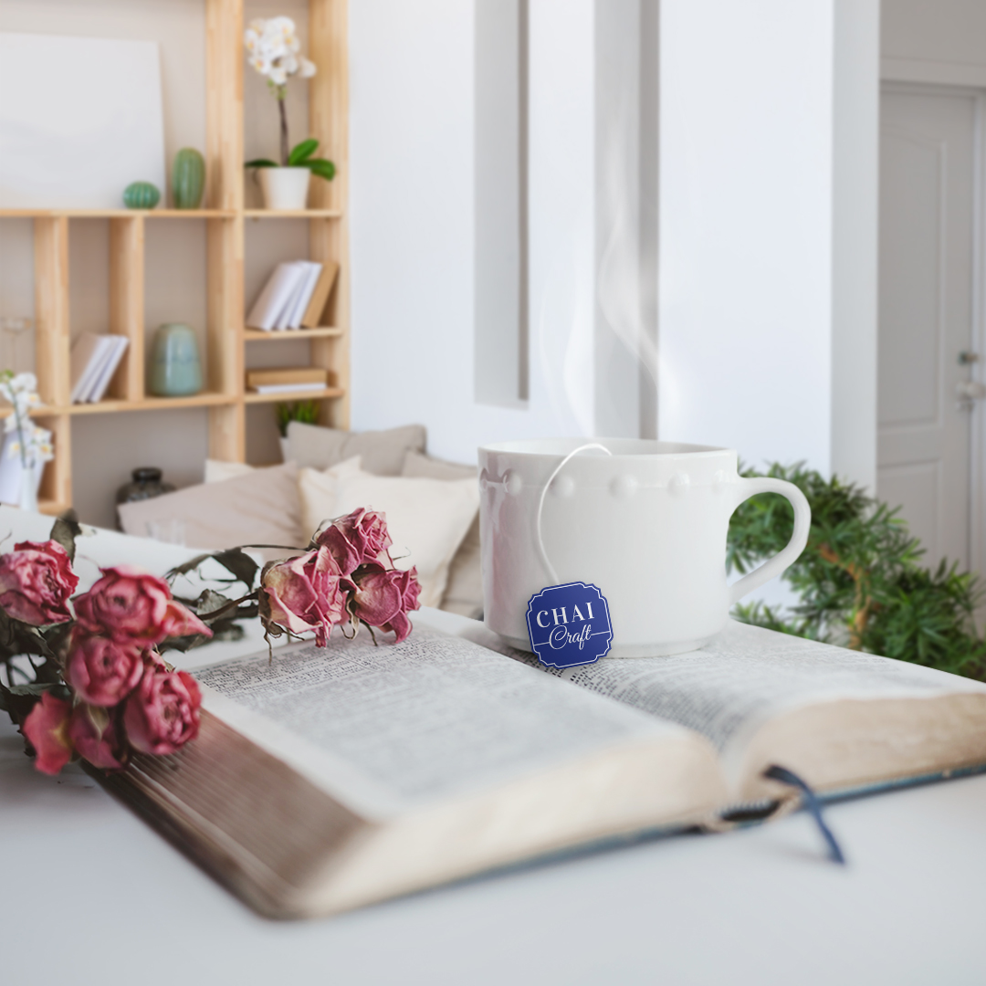 chaicraftindia's tweet photo. A good read and a comforting cup of tea - two of life's exquisite pleasures combined together can lift your mood anytime. 
Order now - https://t.co/HtSxaKSr5y

#ChaiCraft #WellnessTea #HealthyLifestyle #TeaLifestyle #GreenTea #BlackTea #TeaBlends #ChaiCraftTea #TeaTime #Reading https://t.co/QKBhHmEzGB