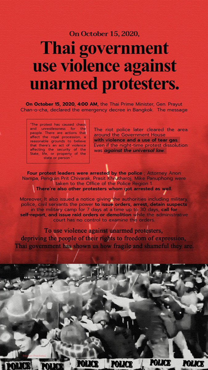 Dear my international followers, we need your attention. 

The world needs to know what's happening in Thailand right now.