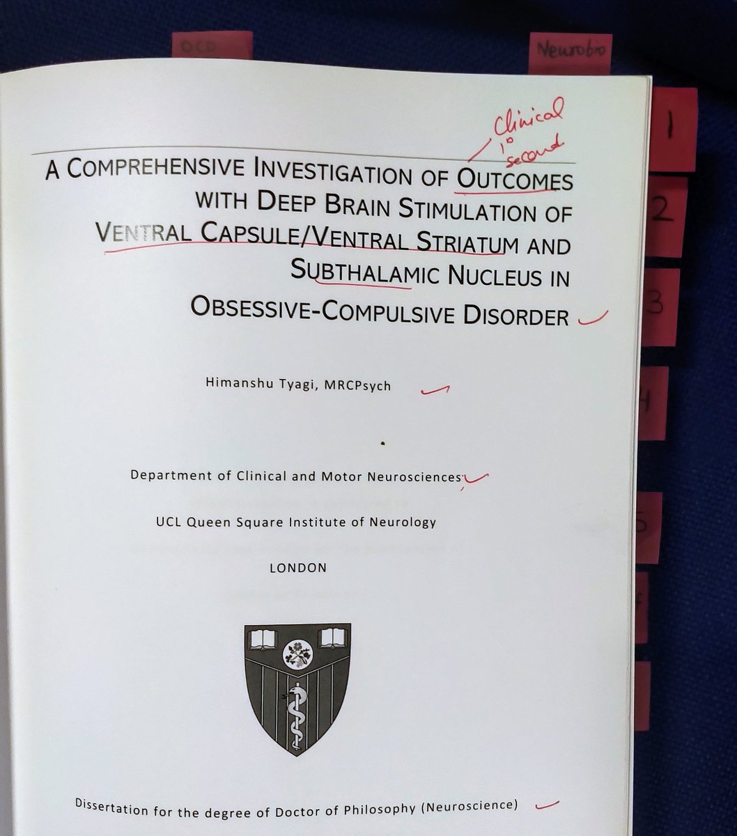 So relieved to have successfully defended my #PhD thesis today @UCLIoN. Eight long years, phew! 

Honored to be examined by @srchamb & @osborn_ucl, really enjoyed the viva despite everything being remotely done. To be able to do so in #OCDWeek itself feels like the cherry on top!