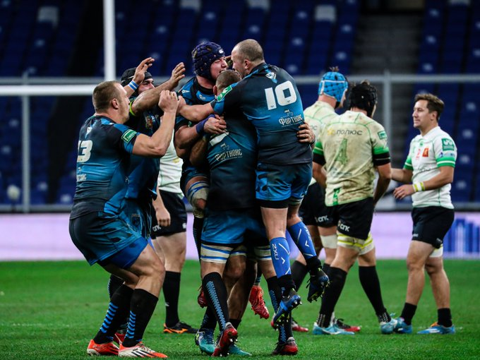 russiarugby's tweet photo. Fourteen points from the boot of Ramil Gaisin seal the victory for @Enisei_STM, who win the 2020 Liga Stavok Russian Rugby Cup! 🇷🇺🏉🏆 https://t.co/ARfmAwhOIg