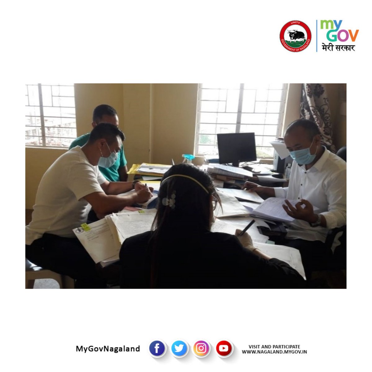 dimapurtoday's tweet photo. Intending Candidates for Bye-election to the 14 Southern Angami 1 constituency files their nominations.
#SouthernAngami #Kohima #Nagaland #ByeElection #NDPP #NPF #DimapurToday https://t.co/dbL9n56F6L