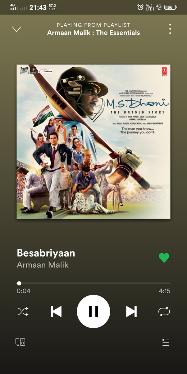 24BesabriyaanOne of the best motivational song My energy booster  @ArmaanMalik22  @AmaalMallik Thank-you for this song  #ArmaanMalikTheEssentials