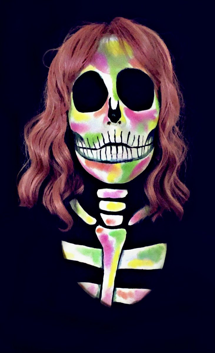  #Skull  #HalloweenMakeup  #31daysof
