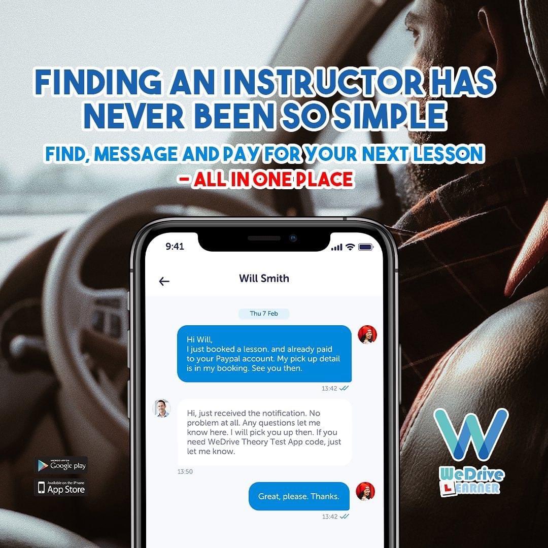 WeDriveUK's tweet image. WeDrive Learner makes finding your next Instructor EASY and SIMPLE. Find, contact and pay for your next lesson ALL IN ONE PLACE
Download today from App Store and Play Store 📲 
#learner #learnerapp #learntodrive #learningtodrive #drivinglesson #drivingtest #dvsa #adi #drivingapp