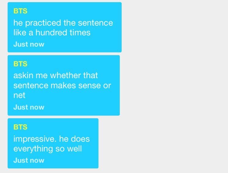 namjoon saying ”he does everything so well” about jungkook :(