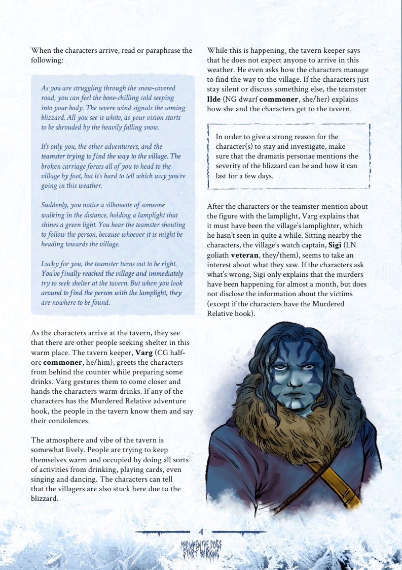 15 days 'til Halloween! Have you planned what horror one-shot that you're going to run for your #dnd group?

How about this Slasher Horror set in Icewind Dale? If you love those iconic Slasher Villains such as Michael Myers, then check this out!

#dmsguild #GuildBulletin