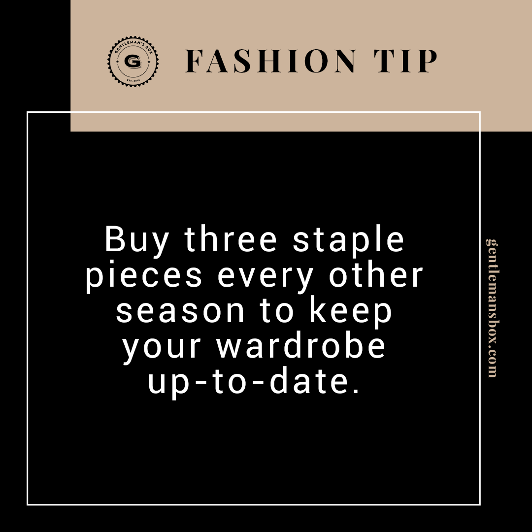 gentlemansbox's tweet photo. This way, your wardrobe will look classic, but never out of style. #FashionTip #GentlemansBox https://t.co/YLaRFEwx3s