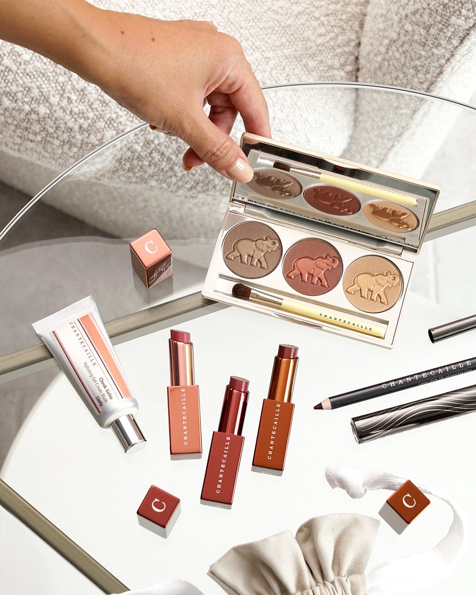 Perfect fall neutrals from the <a href="/Chantecaille/">Chantecaille</a> Safari Collection, obsessed with the Lip Veils bit.ly/chantecaille-s…