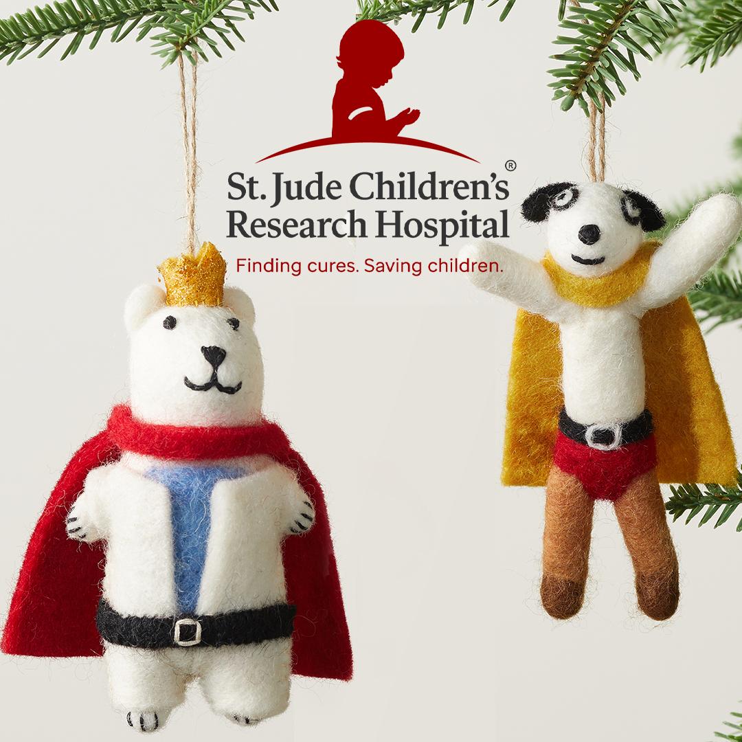 Gift with love this season and shop our limited-edition @StJude collection, where 25% of the purchase price is donated to support childhood cancer research and treatment ❤️ https://t.co/mrmq4Oaqcq #GiveThanks https://t.co/fEGliypcZW