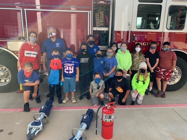 Thanks to Robinson Fire Department for speaking to our 4th graders about Fire Prevention and Safety.