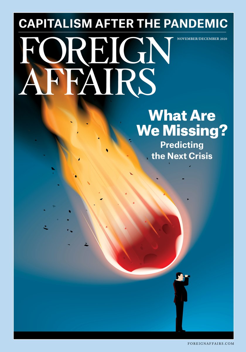 CFR_org's tweet photo. How can policymakers prepare for the next crisis while still grappling with current ones? People are notoriously bad at anticipating the future, and countries aren’t much better. The new issue of @ForeignAffairs explores whether they can improve: https://t.co/FGj4N6v9cQ https://t.co/ze4ja1clnG