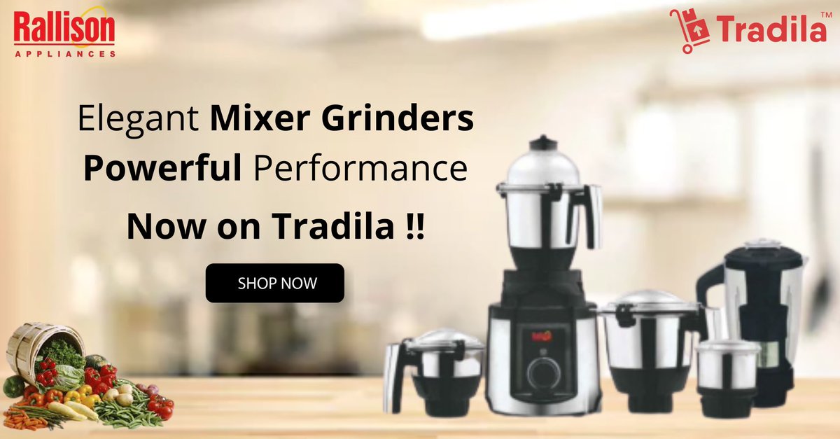 Tradila_Ecom's tweet photo. Tradila is proud to announce new partnership with @rallisonapplian. Now you can buy Rallison Products on Tradila:  https://t.co/VPjmprFzjz

#Rallison #RallisonExcel #ceilingfan #RallisonSteelo #MixerGrinder #RallisonEon #RallisonNova #DeluxeCeilingFan https://t.co/GgZ7ISqeYm