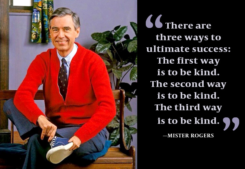 #WorldKindnessDay 2020 is Friday, November 13.  On this day, many will honor Mr. Rogers by wearing a cardigan as a visual reminder that #LoveWorks. Please join me on Nov. 13 as we commit to the 3 ways to ultimate success:  Be kind.  Be Kind.  Be Kind. #CardiganDay #KindnessWorks