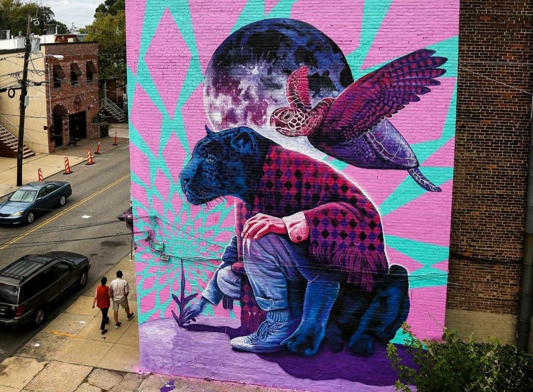 MolinaStreetArt's tweet photo. 'Sowing seeds of light' by American W3rc & Geraluz for Mural Arts Program in Jersey City (NJ), USA (2019)
#w3rc #werc #geraluz #muralartsprogram #jerseycity #jerseycitystreetart #streetart #lamolinastreetart
📷 via Insta artist | https://t.co/8xVAWuI4Bv https://t.co/Hco1rb6zD5