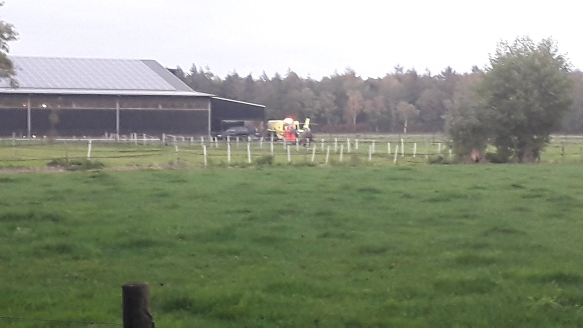 Melding brandweer Heintjeskamperweg Scherpenzeel inzake ongeval