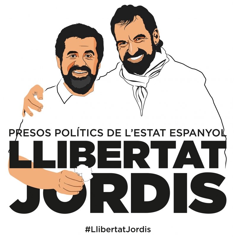 CDRSantpedor's tweet photo. 3 anys de presó, per un estat espanyol venjantiu!!!
Estem amb vosaltres Jordis! Activem la república per ser lliures!!! No pararem!!! https://t.co/CVKvgtsLc4