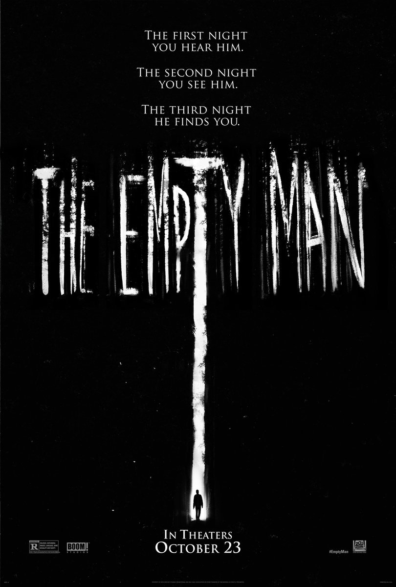 The poster for The #EmptyMan has arrived!
It is based on @CullenBunn and @VDelRey's graphic novel of same name.
Cast: @JamesBadgeDale, @Joel_Courtney, @MarinIreland.