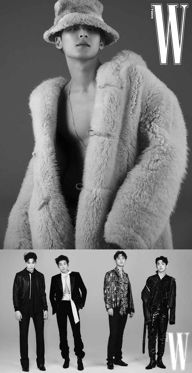 W Korea magazine November 2020 issue with Hiphop Unit (SCoups