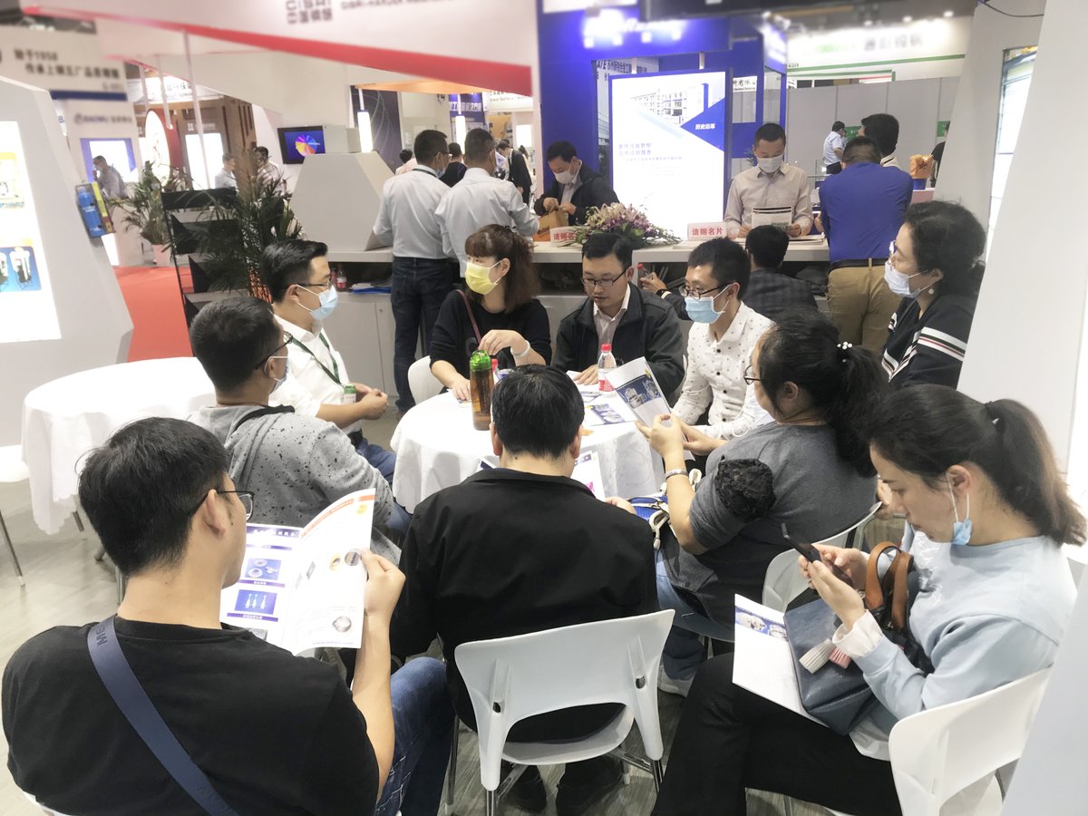 GroupUPC's tweet photo. Nope, this is not a throwback picture. This week, the China Heat Treating Association hosted a live edition of the 2020 Shanghai Heat Treatment Exhibition. Booth visitor turnout was strong with many mfrs planning to invest in their production capacity. https://t.co/57YrszVhtK https://t.co/nJJIOg4dwi
