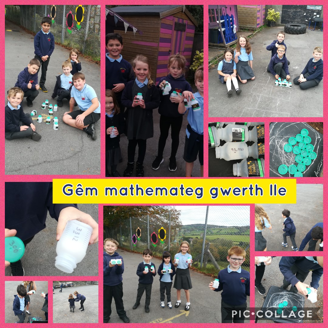 ysgolyfro's tweet photo. Joio mathemateg yn yr awyr agored! @ysgoliachsirgar https://t.co/fDETBHI7lF