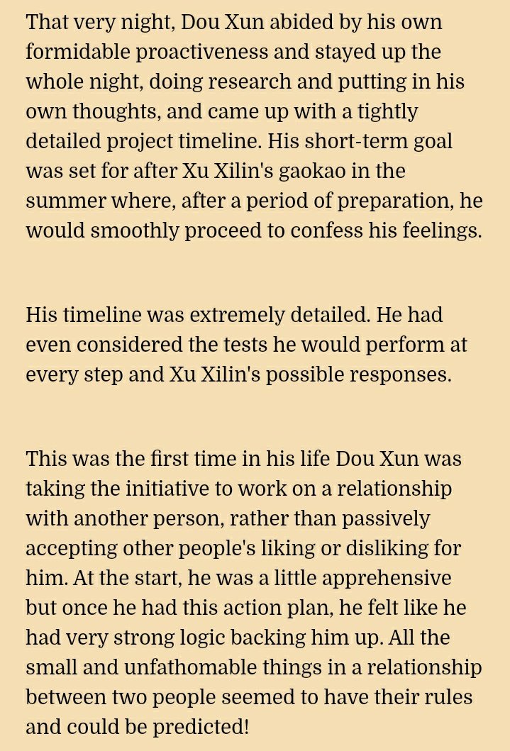 LOOK AT DOU XUN TRYING VERY HARD I REALLY WANT TO HUG HIM PLEASE