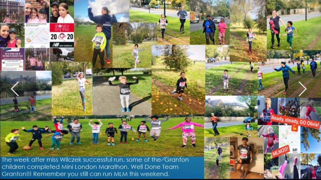 Massive Congratulations to our @GrantonPrimary running legend Miss Wilczek who completed @LondonMarathon and to all the children and their families who have already run #MiniLondonMarathon. Remember team Granton it is not to late and you can still 🏃🏽🏃🏿‍♂️🏃🏽‍♀️this weekend! @GrantonPta