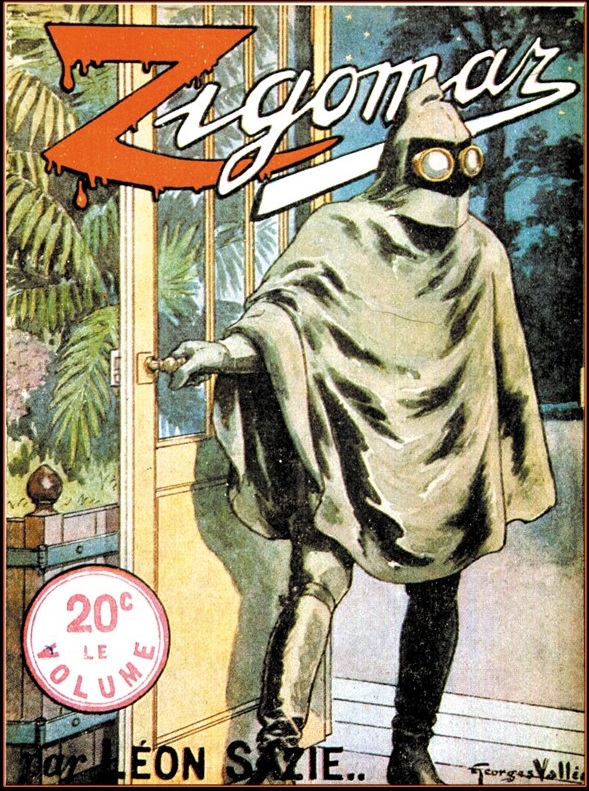 1912. The first Japanese Zigomar movie, NIHON JIGOMA (Japanese Zigomar), appears. Zigomar was a French dime novel character, a murderous anti-hero and the primary influence on Fantomas. The popular French Zigomar films were smashes in Japan & inspired Japanese versions. 17/