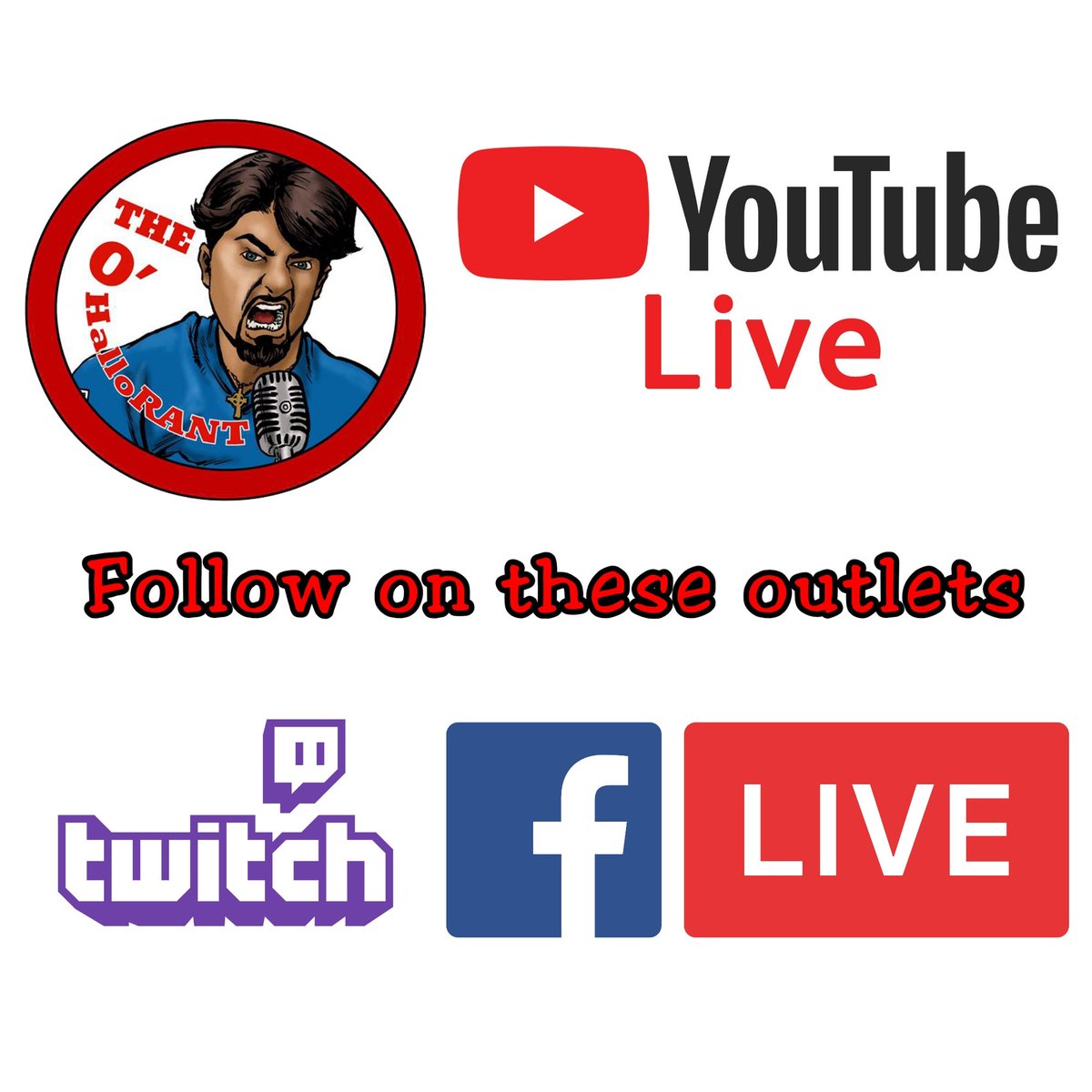 TheOHalloRant's tweet photo. π‘
Check out @TheOHalloRant Streamcast on these outlets!
π»
Facebook at
https://t.co/TvQbE3zXK4
Or
YouTube at
https://t.co/zekqSMdBJp
Or
Twitch at
https://t.co/DoG8rvwL9P
π»
#TheOHalloRANT
#Podcast #LiveVideoPodcast #streamcast #twitch #Youtube #FacebookLive #BrianCOHalloran https://t.co/ycVKoCFpRo