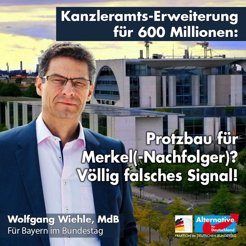 WolfgangWiehle's tweet photo. #Protzbau #Kanzleramt: Jetzt schon die „größte Regierungszentrale der westlichen Welt“, die Nutzfläche soll sich durch den Neubau auf 50.000 qm verdoppeln. Sogar Bischof Tebartz van Elst würde vor Neid erblassen. #Steuergeldverschwendung, daher #AfD!
https://t.co/4lSfzjA8n1 https://t.co/7LFrBdyY27