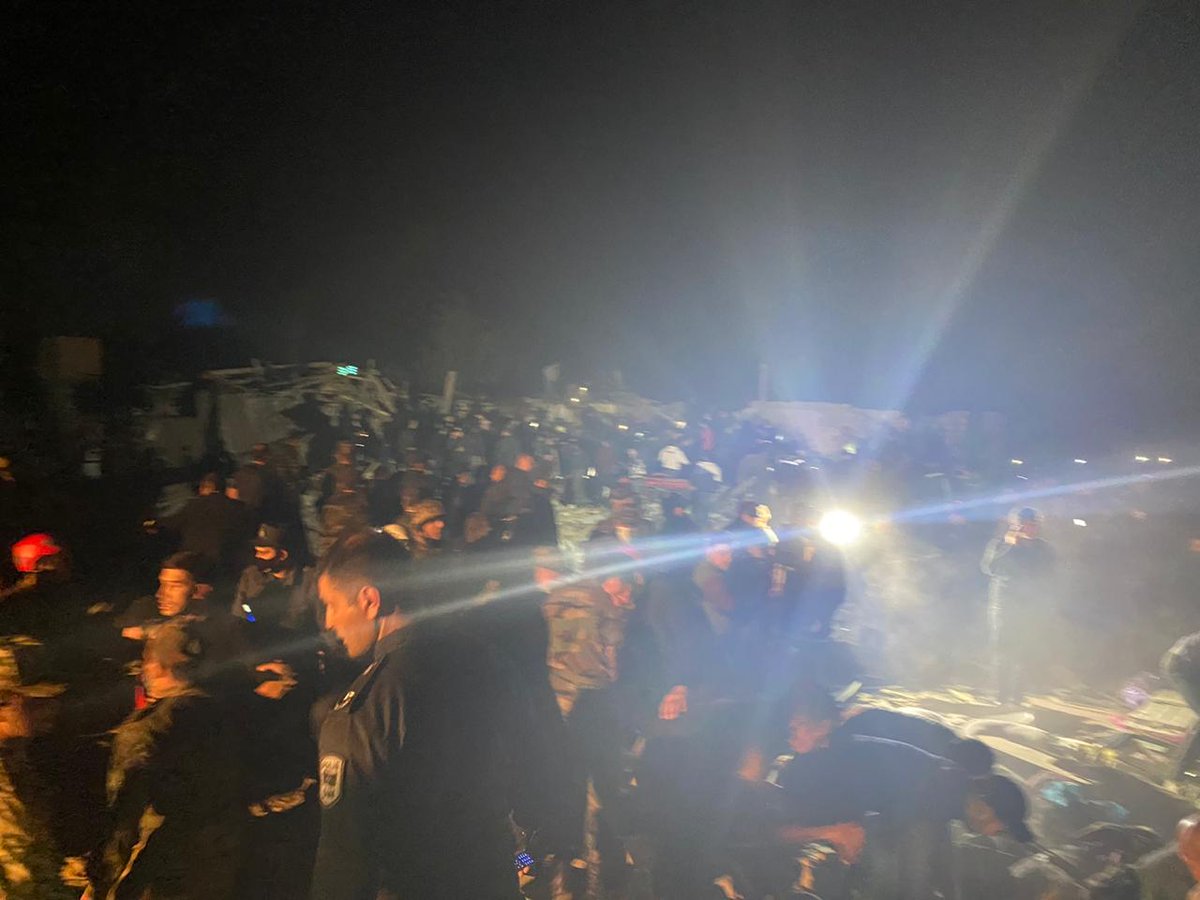 According to initial information so far 23 individuals have been seriously wounded and 2 persons killed as a result of Armenia's missile attack to Ganja city. These are not final figures. Emergency Services are working on the ground. WarCrimes of Armenia continues.