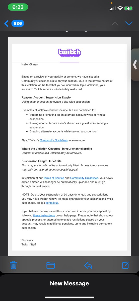 YourRAGEz's tweet photo. My friend xSimey @xSimey was indefinitely suspended for suspension evasion even though he’s never been suspended before @TwitchSupport  this is the 4th time within 30 days that you guys have done a wrongful ban on me and my friend group... what the fuck goin on https://t.co/HksKMN3WrV
