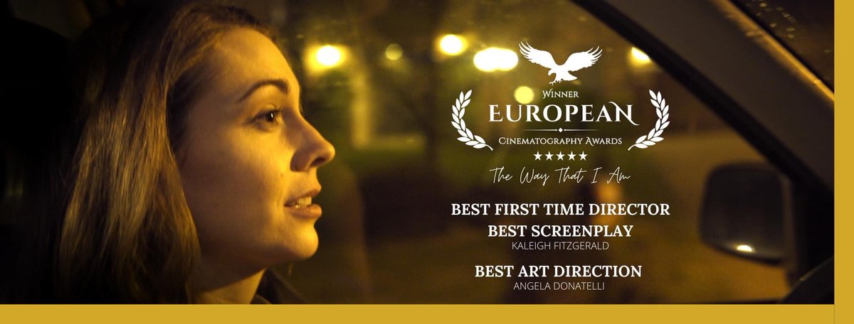 A hearty congratulations to our writer/director <a href="/KaleighMFitz/">Kaleigh Fitzgerald</a> for her Best First Time Director and Best Screenplay wins at the European Cinematography Awards and to Angela Donatelli for winning Best Art Direction!
#thewayfeature