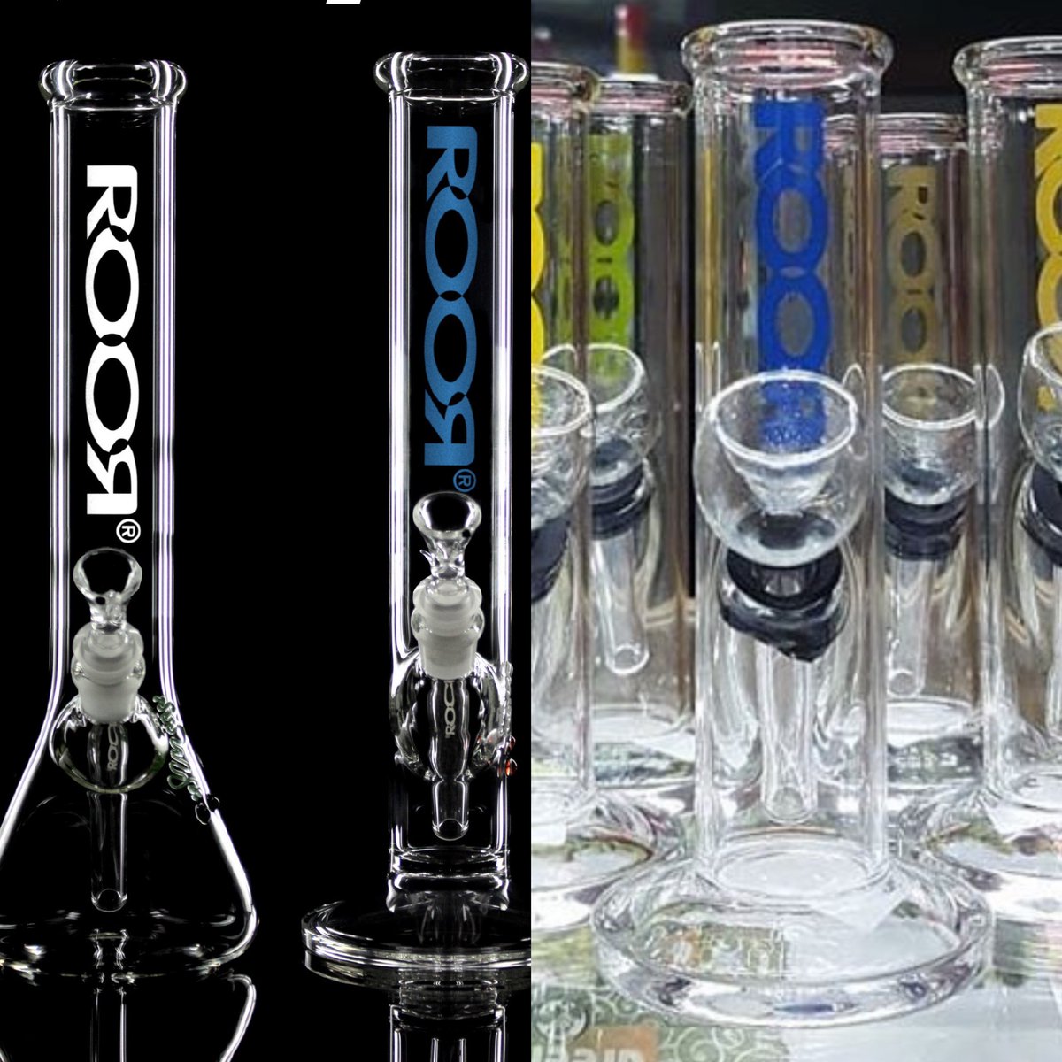 5) Glass-on-glass joints! The RooR legacy includes having invented glass-on-glass back in 1995 (s/o our founder Martin Birzle for that one) so you will never see a rubber grommet on a real RooR as pictured to the right 