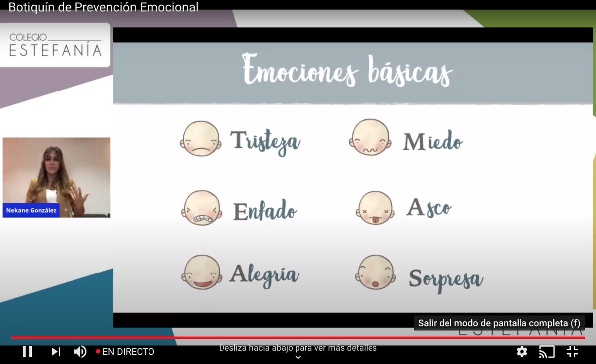 El día de hoy con invitada de lujo Nekane Gonzalez y el Botiquín de Prevención Emocional  compartiendo con las familias del Colegio Estefanía. #innovarparaeducar