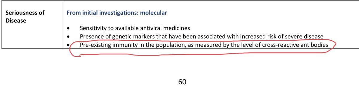 WHO (cont)Funny enough, in the same document the WHO recommends that in assessing the seriousness of the disease, they should look for:“Pre-existing immunity in the population, as measured by the level of cross-reactive antibodies”You can’t make this stuff up!10