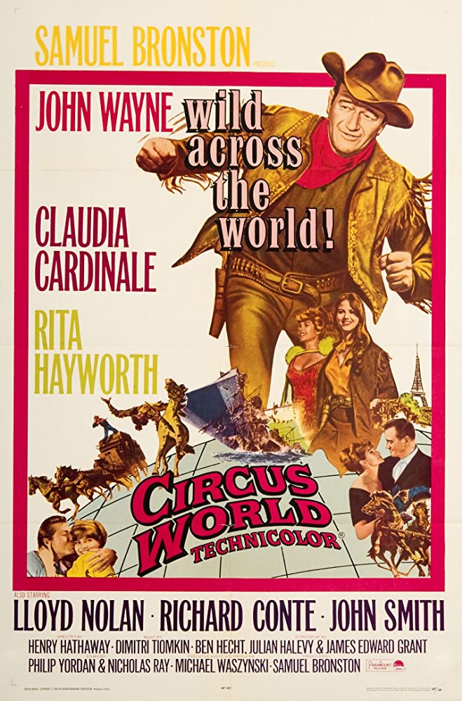 -“They Came to Cordura” (1959).-“The Story on Page One” (1959).-“The Happy Thieves” (1962).-“Circus World” (1964).-“Poppies Are Also Flowers” (1966).-“The Rover” (1967).-“The Wrath of God” (1972).