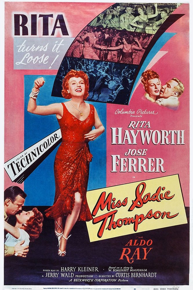 “Salome” (1953), “Miss Sadie Thompson” (1953), “Pal Joey” (1957) y “Separate Tables” (1958), junto a Burt Lancaster y David Niven.Los últimos años de su vida fueron de degradación física y psicológica por el Alzheimer que la fue minando durante más de una década.