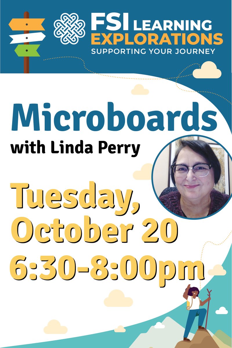VelaCanada's tweet photo. What is a Microboard and how do I create one? Join our very own Linda Perry on Tues, Oct 20 as she presents a workshop about #Microboards during @FSIBC's Learning Explorations. Register here: https://t.co/sLfdVw845u https://t.co/dVIJfOazFd