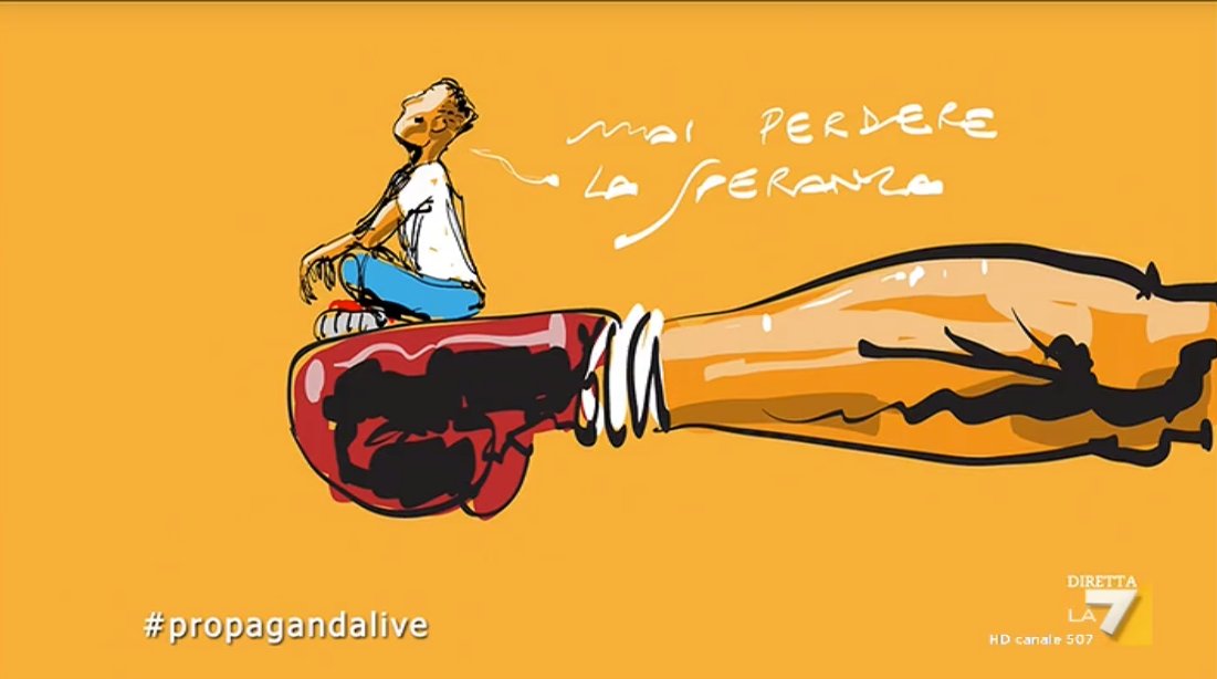 Mai perdere la speranza

#propagandalive <a href="/makkox/">makkox</a>
