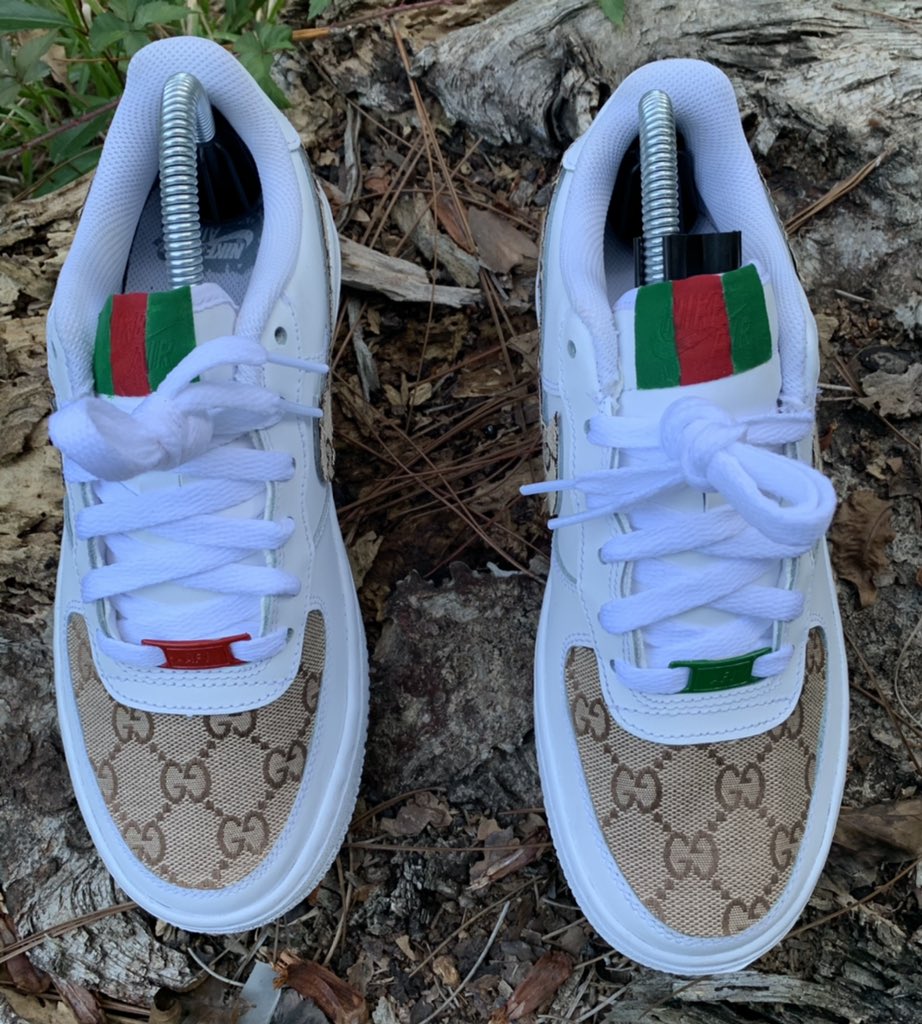 CoopCustoms's tweet photo. Gucci Customs 🔥✅ for @DiamondBangs1 #CoopJCustoms #ASUTwitter https://t.co/MrwmGYSxu5