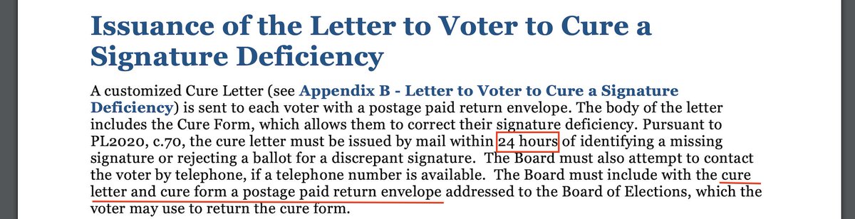 election & all future elections. If anyone fears, pls look at the slide set on this thread. The focus should be on VOTE and VOTE EARLY. One in four ballots that are rejected was because it was too late to count. Get your ballots in!  #votebymailnj  #receipts