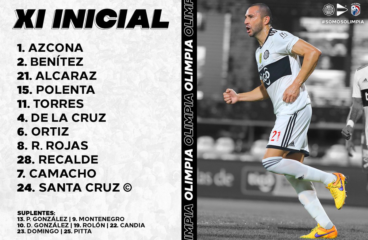 OlimpiaMedia's tweet image. TITULARES 📋

Confirmado @elClubOlimpia para medir a #Nacional en el inicio del #Clausura2020.

¡Por los primeros tres puntos! ⚪⚫⚪💪

#OLIvsNAC
#SomosOlimpia 🌟