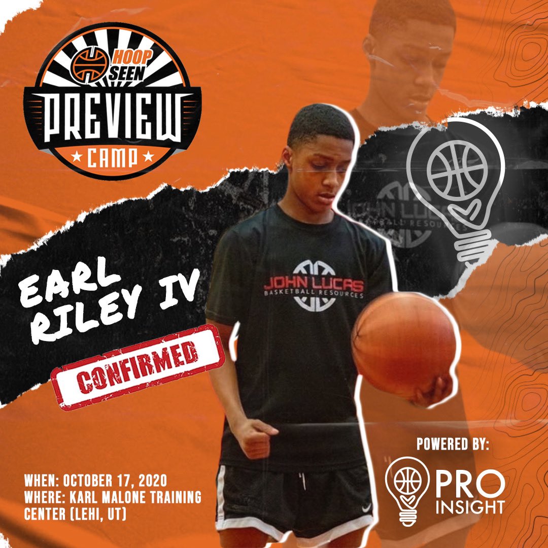 _proinsight's tweet photo. 🚨 2022 guard Earl Riley IV has accepted his invitation to participate in the @HoopSeenWest Preview Camp, powered by @_proinsight https://t.co/8pqbnuAT9s
