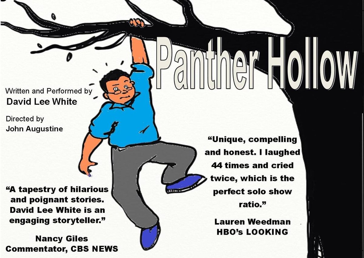 Starting tomorrow at 7pm, Passage will be presenting a special pre-recorded production of PANTHER HOLLOW written and performed by David Lee White and directed by John Augustine. To get tickets and a link that will allow you to stream the production go to: passagetheatre.org/production/pan….