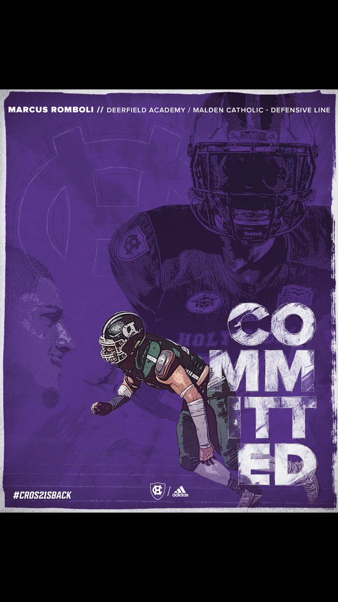 marcus_romboli's tweet photo. Happy to say that I’m coming back home thanks to @CoachScottJames @CoachBobChesney @coachnickdella_  #gocrusaders @HCrossFB https://t.co/N2xS5hJ4PG