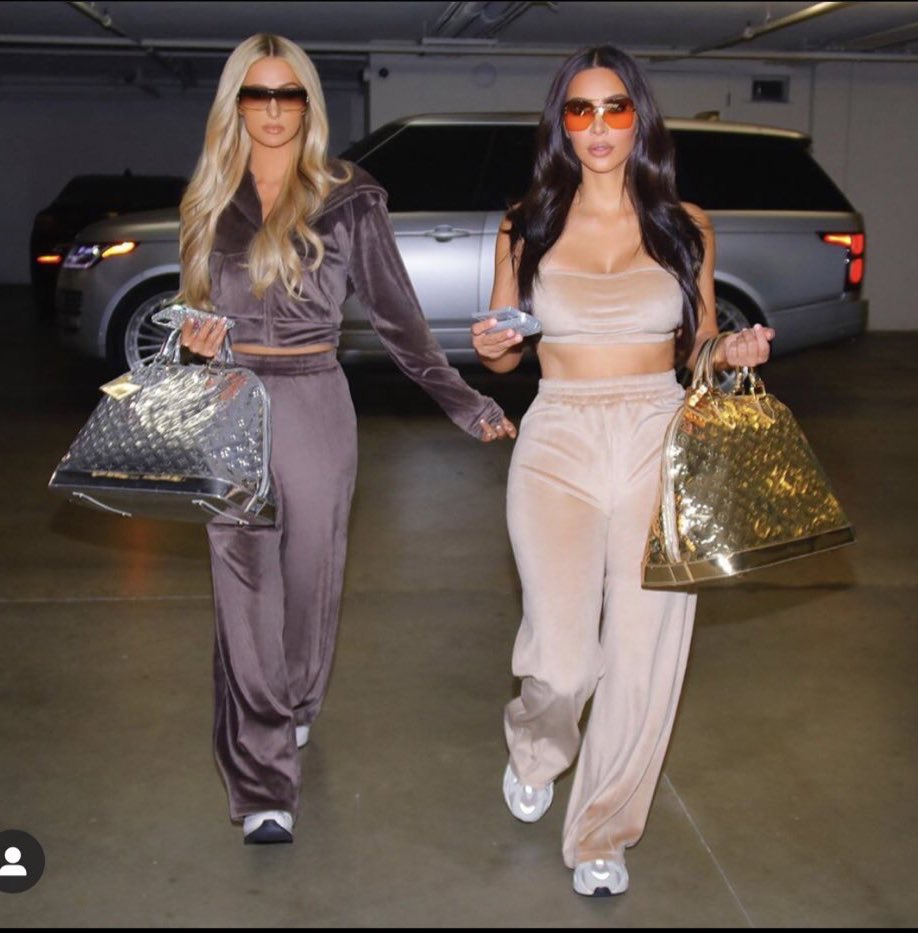 on X: Kim & Paris carrying their iconic Louis Vuitton
