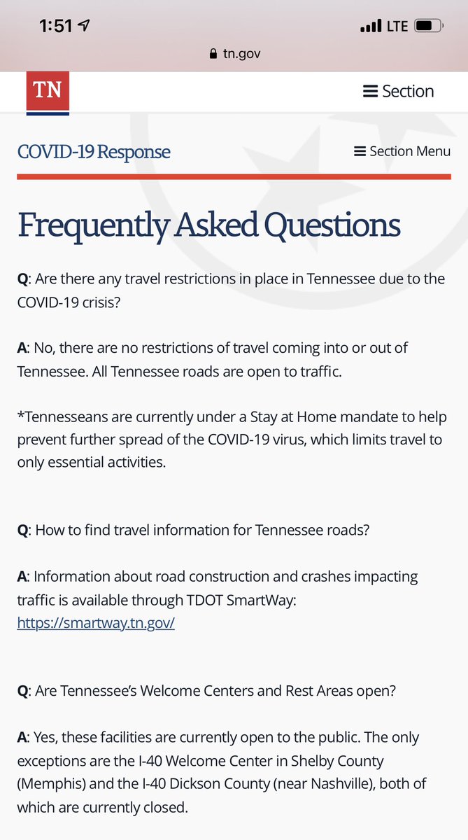 shanjone's tweet photo. Well they’re all open except the first three you come across coming into TN from the east on I-40.  @myTDOT https://t.co/yrL19zZigw
