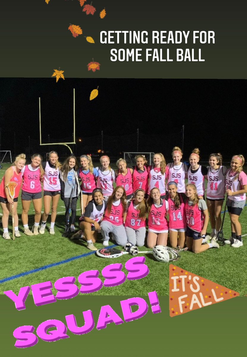 Getting ready for some fall ball!  Can’t wait to hit the field with the team at the NXT Philly Showcase, Fall Draw, Lax for the Cure and 5 Star!